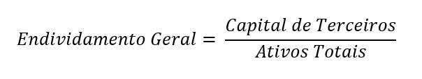 endividamento geral formula