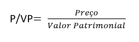 formula do p/vp